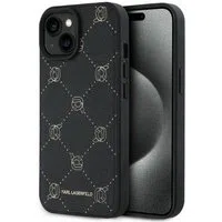 Custodia MagSafe per Apple iPhone 15, Karl Lagerfeld, Karl's Head, Nera — 3