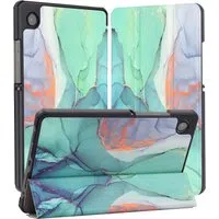 Custodia per Samsung Galaxy Tab A11 / Tab A9, Techsuit, FoldPro Green Time, Multicolore — 3