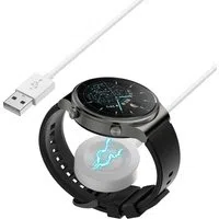 Caricabatterie Wireless Techsuit THC1 per Huawei Watch Series, USB-A, Bianco — 3