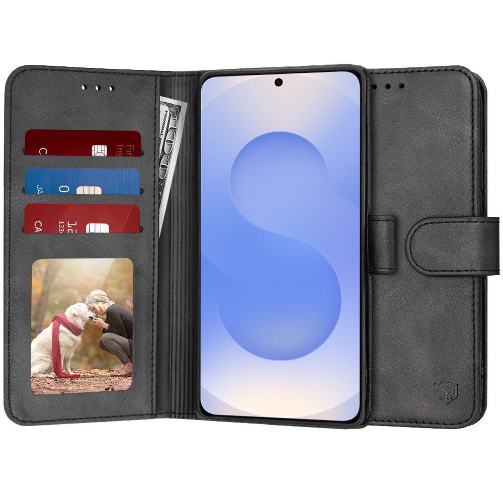 Techsuit Custodia per Samsung Galaxy S25 S931, Techsuit, Diary Book, Nera