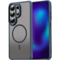 Custodia MagSafe per Samsung Galaxy S26 Ultra S948, Techsuit, HaloFrost II, Blu Navy — 3