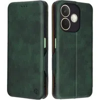 Custodia per Oppo A5 Pro 4G / A5 Pro, Techsuit, Safe Wallet Plus, Verde — 3