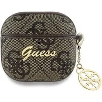 Custodia Guess 4G Charm per Apple AirPods 4, Marrone — 3