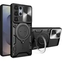 Custodia per Samsung Galaxy S25 Ultra S938, Techsuit, CamGuard Pro, Nera — 3