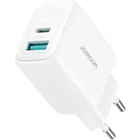 Caricabatterie Rete Joyroom JR-TCF21, 20W, 3A, 1 x USB-A - 1 x USB-C, Bianco — 3