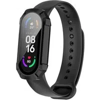 Custodia Techsuit Defense360 Pro per Xiaomi Smart Band 6 / Band 5 / Band 4, Nera — 3