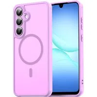 Custodia MagSafe per Samsung Galaxy A17 5G, Techsuit, HaloFrost II, Rosa — 3