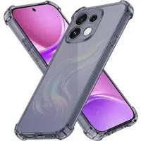 Custodia per Oppo Reno16, Techsuit, Shockproof Clear, Fumè — 3