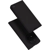 Custodia per Honor X9c / Magic7 Lite, Techsuit, Magskin Book, Nera — 3