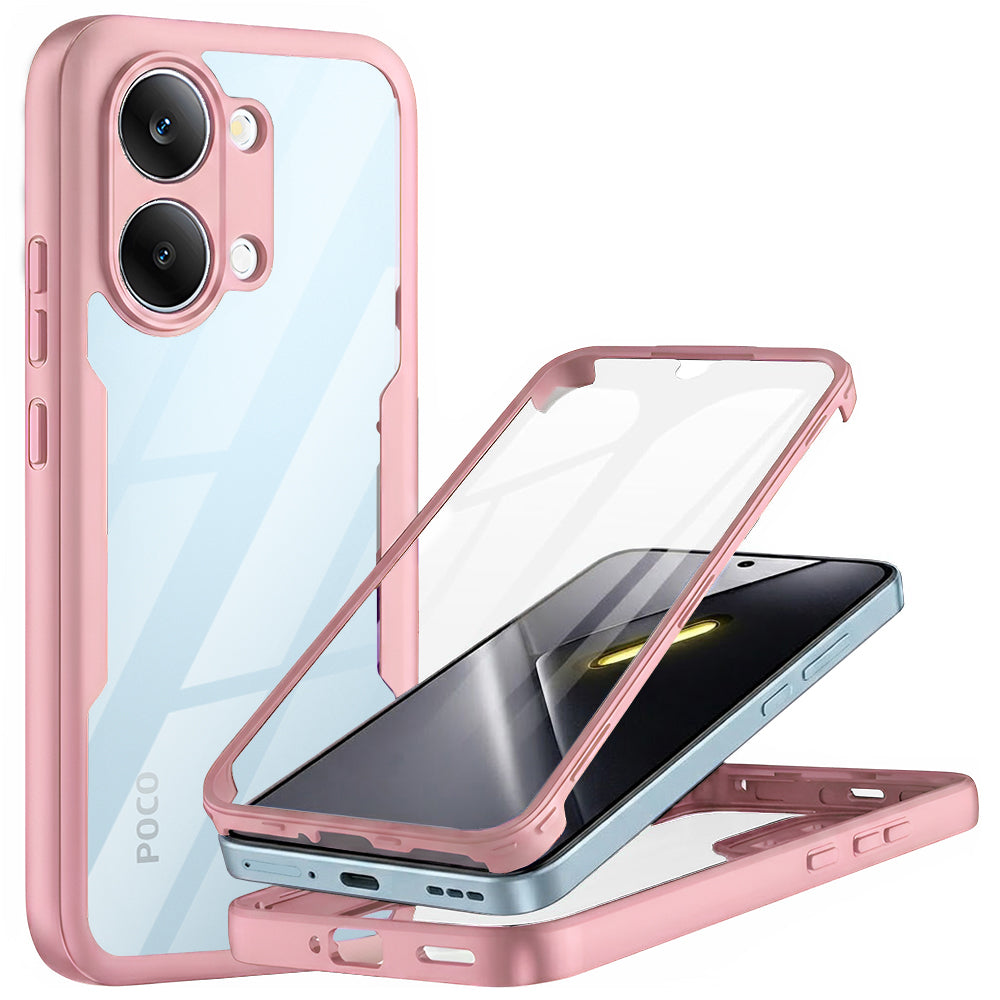 Custodia per Xiaomi Poco X8 Pro Max, Techsuit, ColorVerse 360, Rosa