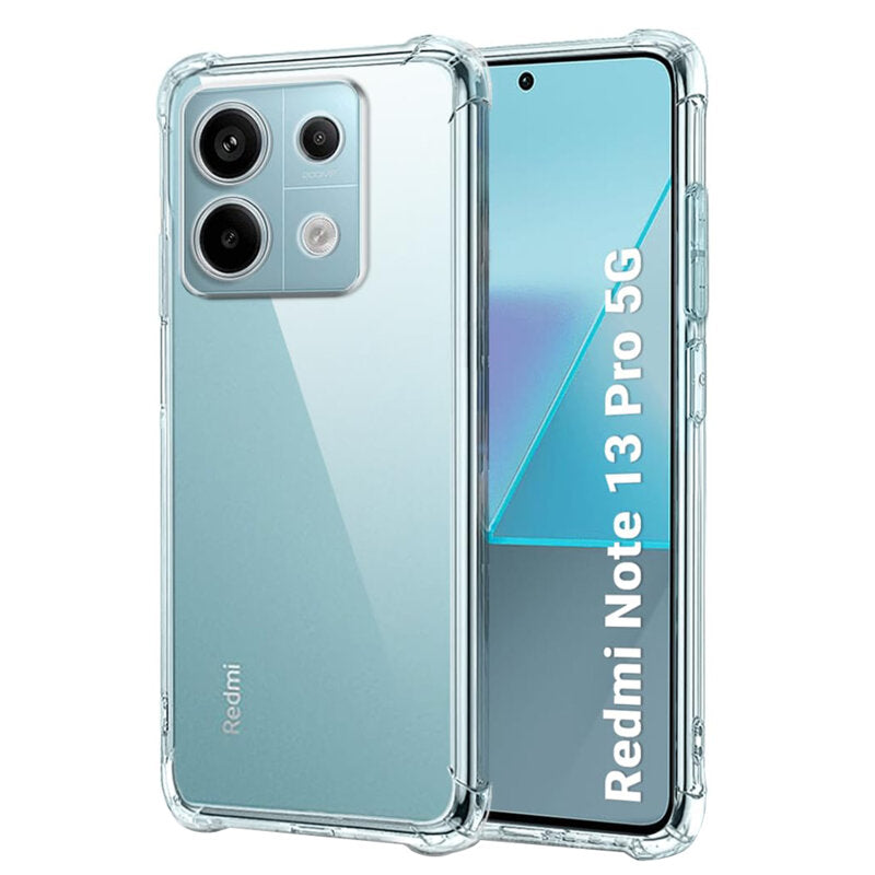 Custodia per Xiaomi Poco X6 / Note 13 Pro 5G, Techsuit, Shockproof Clear, Trasparente