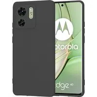 Custodia per Motorola Edge (2023) / Edge 40, Techsuit, SoftFlex, Nera — 3