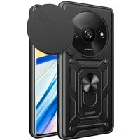 Custodia per Xiaomi Redmi A3x / A3, Techsuit, CamShield, Nera — 3