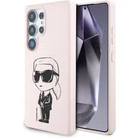 Custodia MagSafe per Samsung Galaxy S25 Ultra S938, Karl Lagerfeld, Silicone Graffiti, Rosa — 3