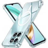 Custodia MagSafe per Honor X6b, Techsuit, Antiurto, Trasparente — 3