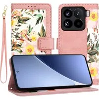 Custodia per Xiaomi 15 Pro, Techsuit, FlipCraft, Rosa — 3
