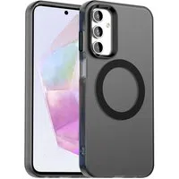 Custodia MagSafe per Samsung Galaxy A35 5G A356, Techsuit, CandyCase, Nera — 3