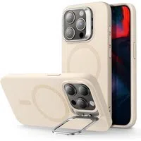 Custodia MagSafe per Apple iPhone 15 Pro, ESR, Cloud Soft Kickstand, Crema — 3