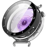 Custodia Techsuit Defense360 Pro Bezel per Huawei Watch GT 6 41mm, Nera Opaca — 3