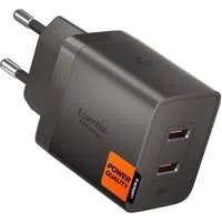 Caricatore da rete Spigen EE472EU Essential, 47W, 3A, 2 x USB-C, Grigio ACH10450 — 3