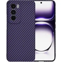 Custodia per Oppo Reno12, Techsuit, Carbonite FiberShell, Viola — 3