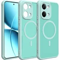 Custodia MagSafe per Xiaomi Poco X8 Pro Max, Techsuit, HaloFrost II, Verde Chiaro — 3
