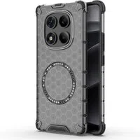 Custodia MagSafe per Xiaomi Redmi Note 14 Pro 4G, Techsuit, HoneyComb Shield, Nera — 3