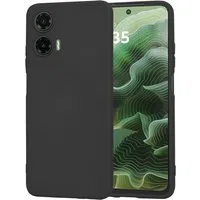 Custodia per Motorola Moto G35, Techsuit, SoftFlex, Nera — 3