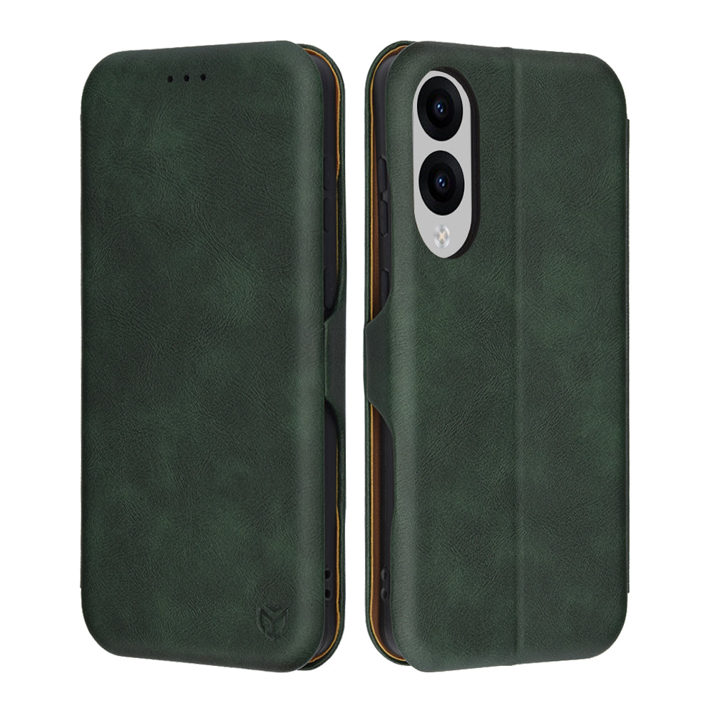 Techsuit Custodia per Samsung Galaxy S25 Edge S937, Techsuit, Safe Wallet Plus, Verde