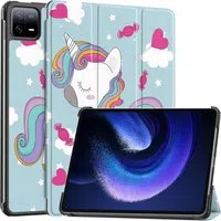 Custodia per Xiaomi Pad 6 / 6 Pro, Techsuit, FoldPro Unicorn, Multicolore — 3