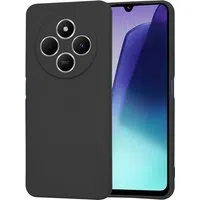 Custodia per Xiaomi Poco C75 / Redmi 14C, Techsuit, SoftFlex, Nera — 3