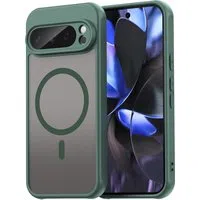 Custodia MagSafe per Google Pixel 9 Pro, Techsuit, HaloFrost II, Verde — 3