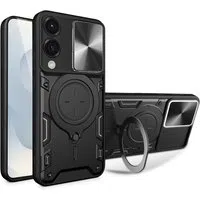 Custodia per Samsung Galaxy S25 Edge S937, Techsuit, CamGuard Pro, Nera — 3