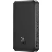 Batteria Esterna Wireless Baseus Magnetic Mini, 5000mAh, 20W, PD + FQI, 1 x QI - 1 x USB-C, Nera P10022107113-00 — 3