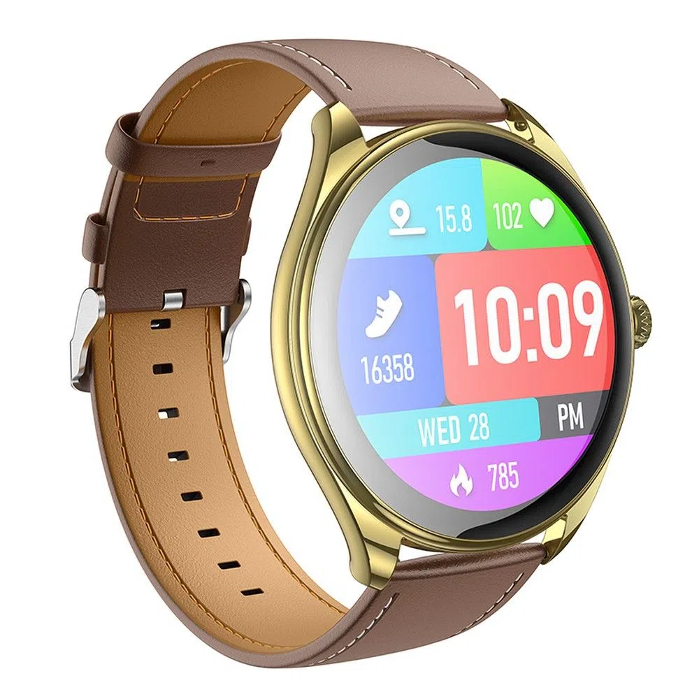 Smartwatch HOCO Y22, oro — 2