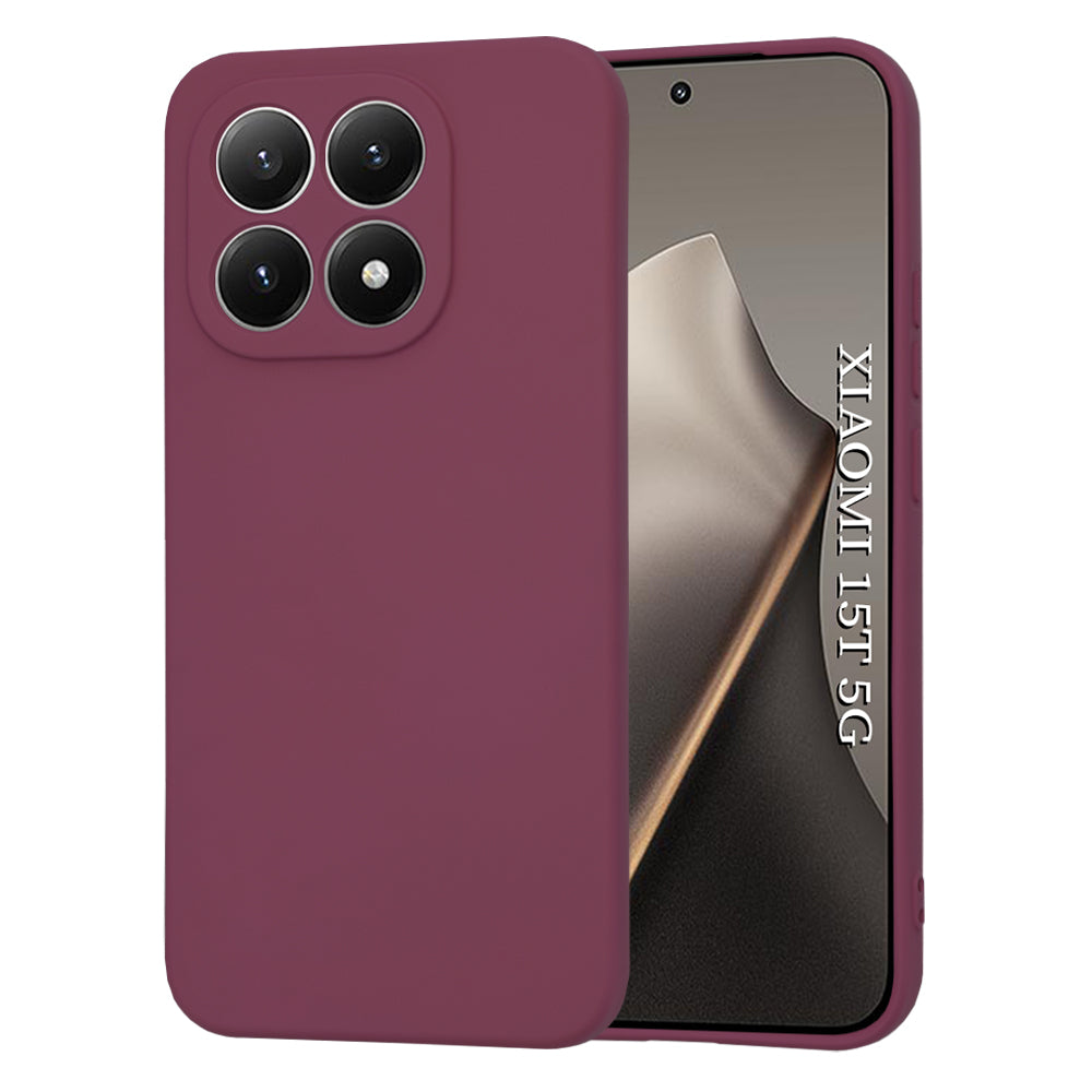 Techsuit Custodia per Xiaomi 15T, Techsuit, SoftFlex, Ciliegia
