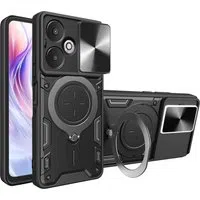 Custodia per Xiaomi Redmi 13C 5G, Techsuit, CamGuard Pro, Nera — 3