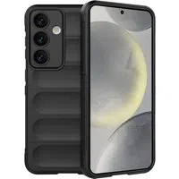 Custodia per Samsung Galaxy S24 S921, Techsuit, Magic Shield, Nera — 3