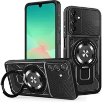 Custodia per Samsung Galaxy A27 5G, Techsuit, RuggedCam, Nera — 3