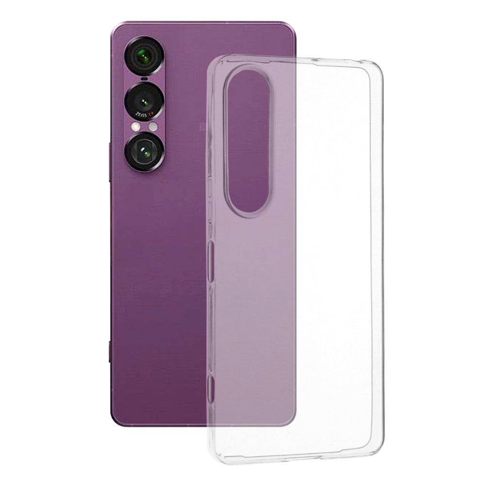 Techsuit Custodia per Sony Xperia 1 VII, Techsuit, Chiara, Trasparente