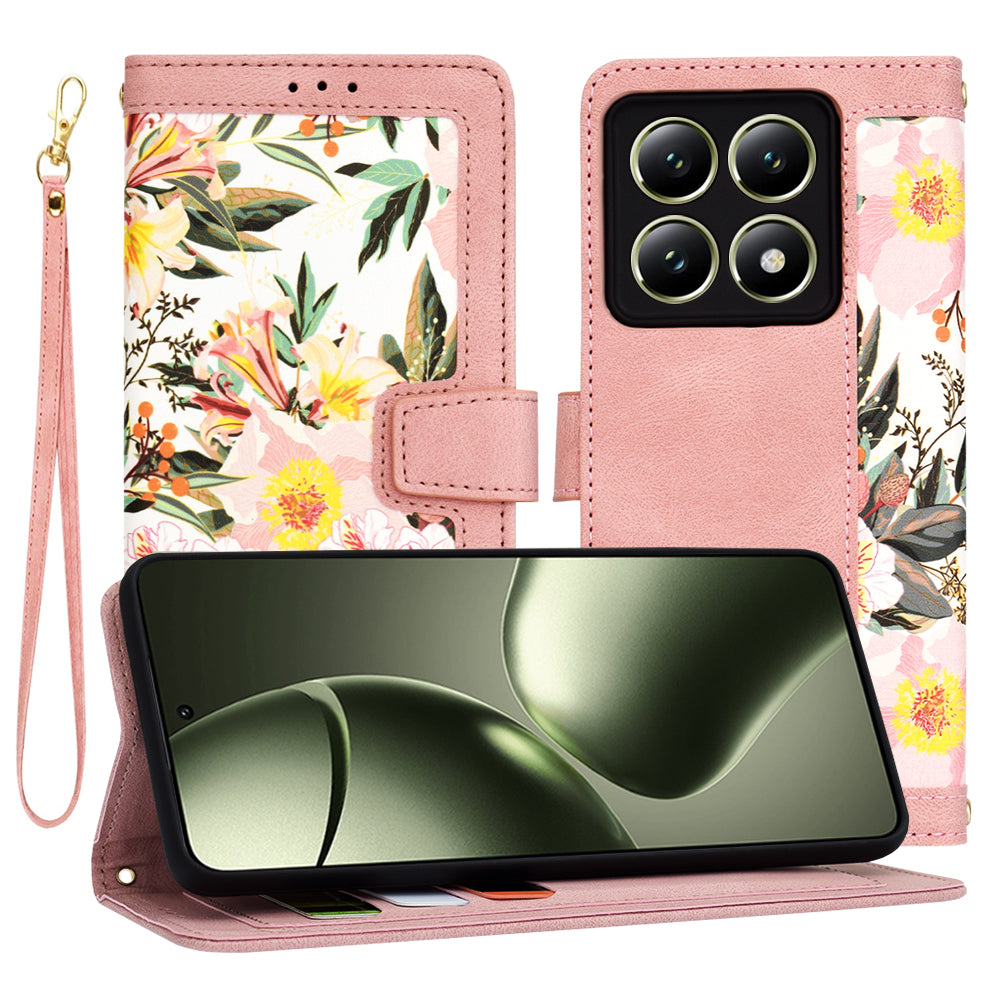 Techsuit Custodia per Xiaomi 14T, Techsuit, FlipCraft, Rosa