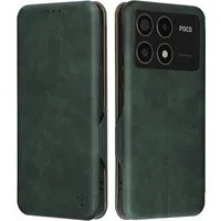 Custodia per Xiaomi Poco F6 Pro, Techsuit, Safe Wallet Plus, Verde — 3