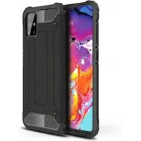 Custodia per Samsung Galaxy A71 A715, Techsuit, Hybrid Armor, Nera — 3