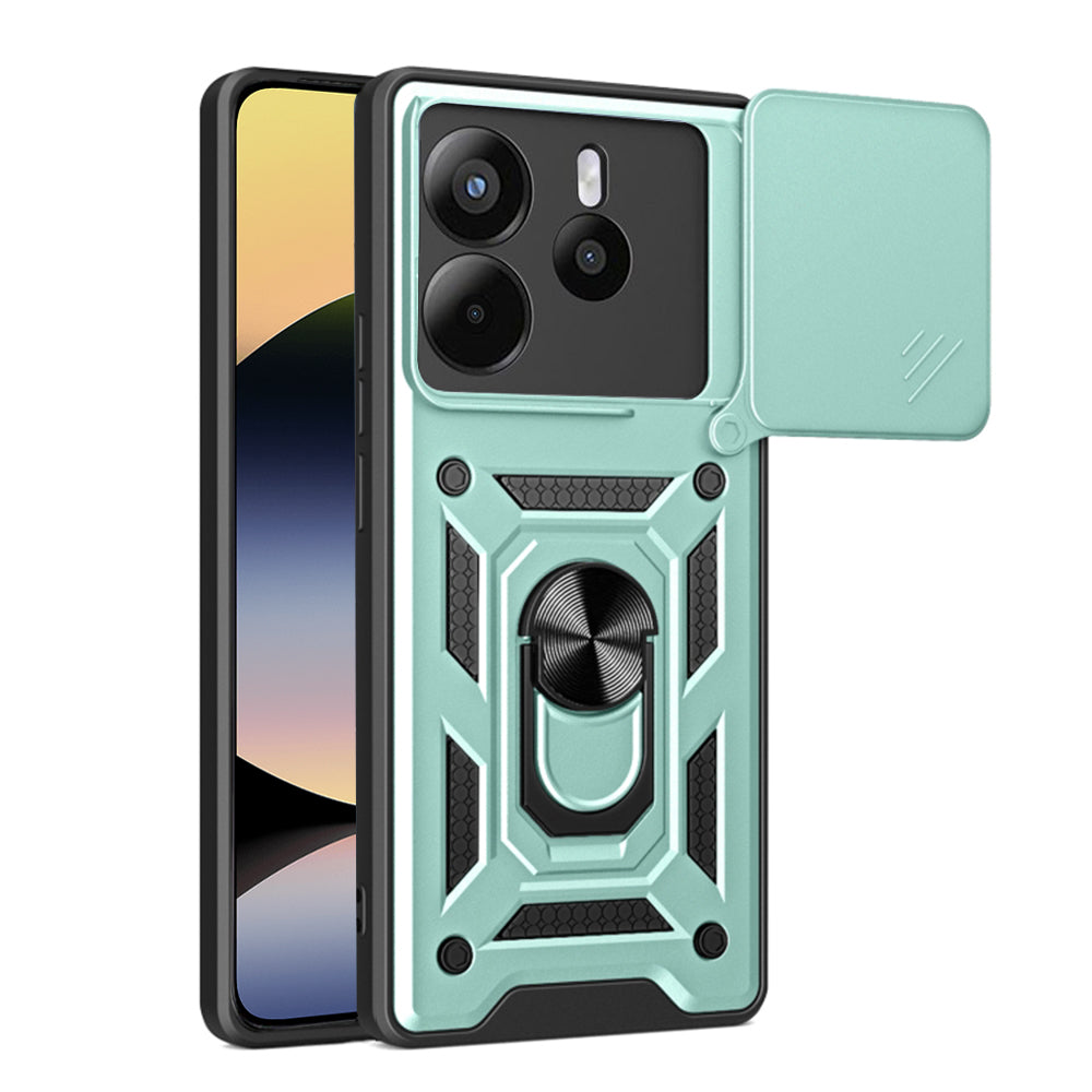 Custodia per Xiaomi Redmi Note 14 4G (Regionale), Techsuit, CamShield, Verde