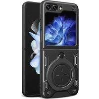 Custodia per Samsung Galaxy Z Flip5 F731, Techsuit, CamGuard Pro, Nera — 3
