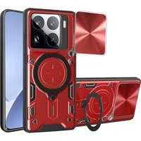 Custodia per Xiaomi 15 Pro, Techsuit, CamGuard Pro, Rossa — 3