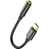 Adattatore Audio USB-C - 3.5mm Baseus L54, Nero CATL54-01 — 3