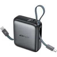 Batteria Esterna Acefast M23, 10000mAh, 22.5W, QC + PD, 1 x Lightning - 2 x USB-C, Grigio — 3