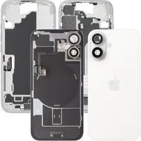 Cover Batteria Apple iPhone 16, Con Scocca Centrale, Parti Complete, Bianco, Swap Premium — 3