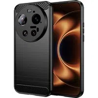 Custodia per Xiaomi 17 Ultra, Techsuit, Carbonio, Nera — 3